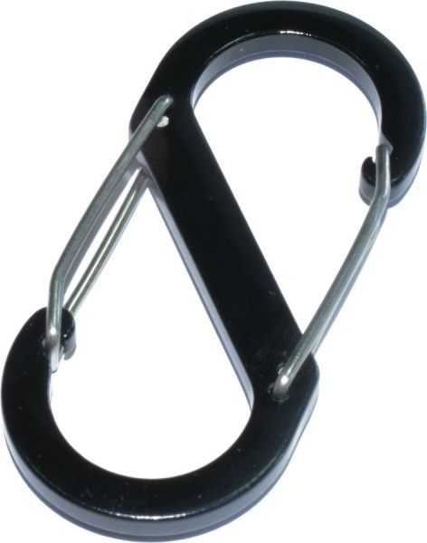 Карабин S-образный алюминиевый 4x30x65 мм