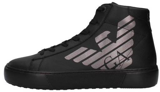 Кросівки EA7 LEATHER_SNEAKER X8Z001-XK119-K001 р.9,5 чорний