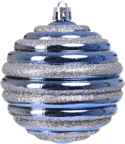 Набір ялинкових іграшок бурульки і кулі в асортименті 75 шт./уп.