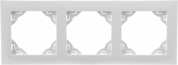 Рамка трехместная Efapel LOGUS универсальная белый 90930 TBR