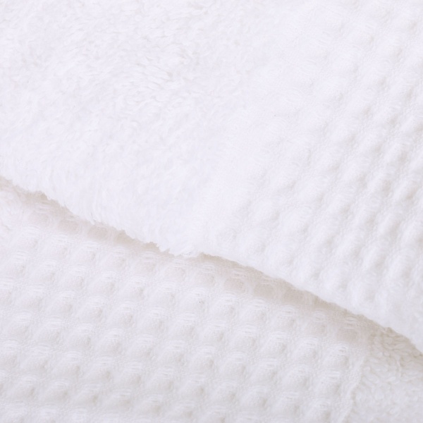 Набір рушників махрових Сусанна 2 шт 40x60 см білий Homeline 