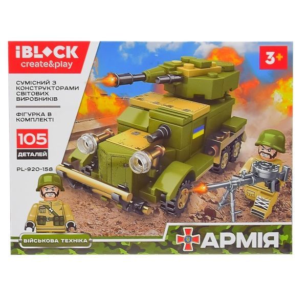 Конструктор Iblock Армія 8 видів в асортименті PL-920-158