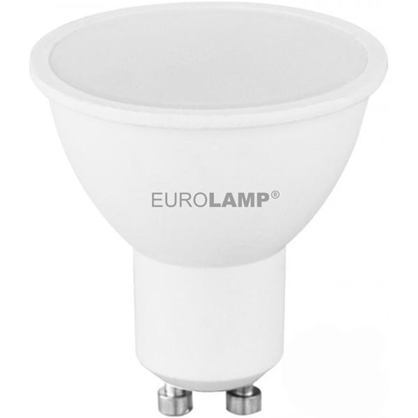 Лампа світлодіодна Eurolamp MLP-LED-SMD-05104(3) 3шт./уп. 5 Вт MR16 матова GU10 220 В 4000 К