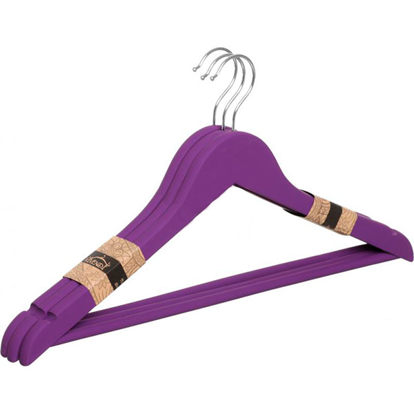 Набір плічок Vivendi фіолетовий 45 см 3 шт. 