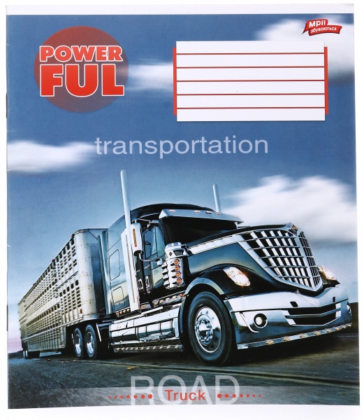 Зошит шкільний уф-лак 12 аркушів у лінійку в асортименті Мрії збуваються