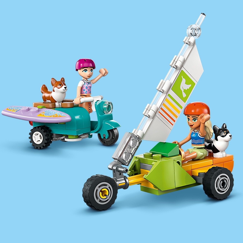 Конструктор LEGO Friends Собачі пригоди на серфі та скутері 42641