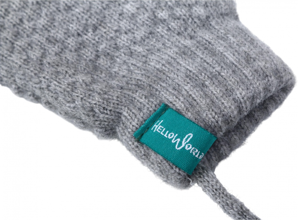 Рукавиці HW для дівчаток р.10-12 світло-сірий