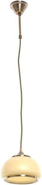Подвес Геотон НСБ 02-60-123 Мальва-180 1xE27 античная бронза/бежевый 46843 