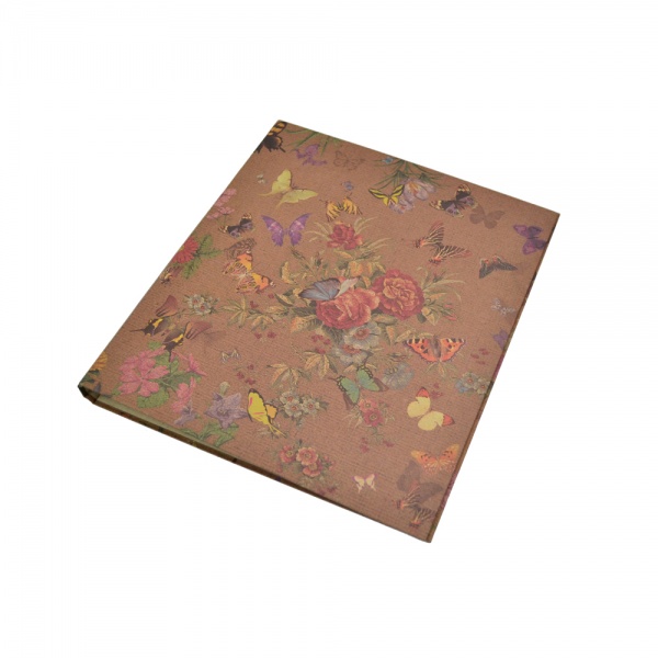 Папка с прижимом MINICLIP 20 мм А4PP покрытие КРАФТ ассорти iTEM