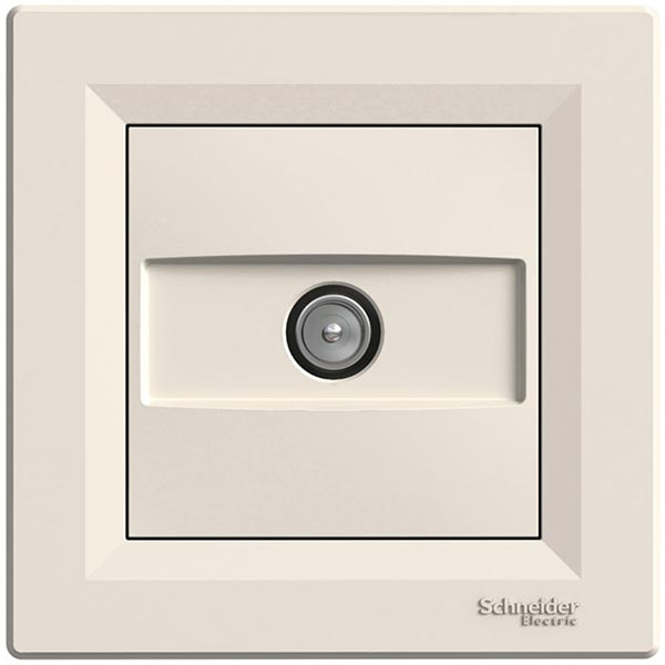 Розетка TV кінцева Schneider Electric Asfora кремовий EPH3200123