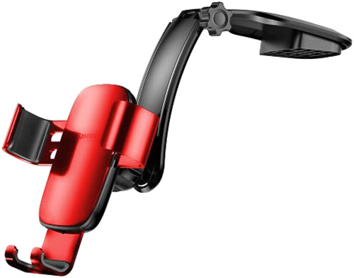 Тримач для телефона Metal Age Gravity Car Mount Red BASEUS SUYL-F09 червоний