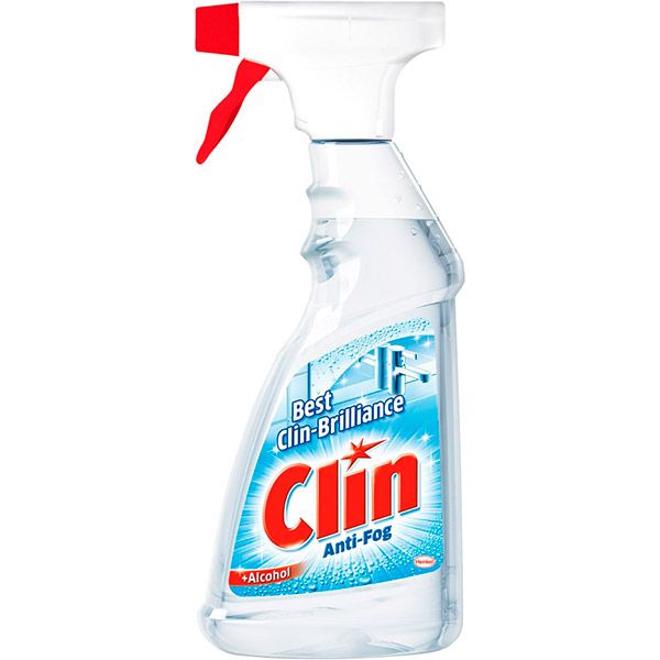 Средство моющее для стекла и зеркал Clin Anti-Fog 0,5л