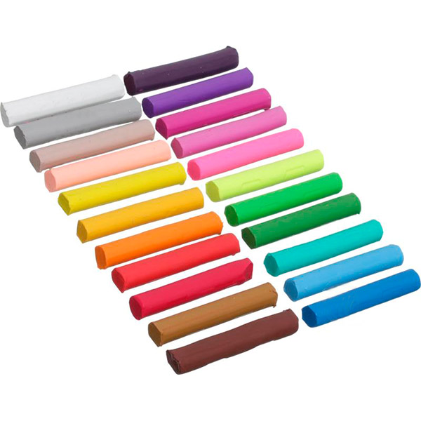 Пластилін Eco Чисті руки 24 кольори 400 г CLASS