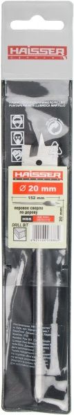 Сверло по дереву перовое Haisser 20x152 мм 20 мм
