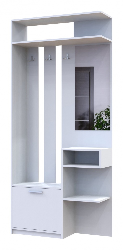 Передпокій з дзеркалом Doros Рів'єра 2 німфея альба