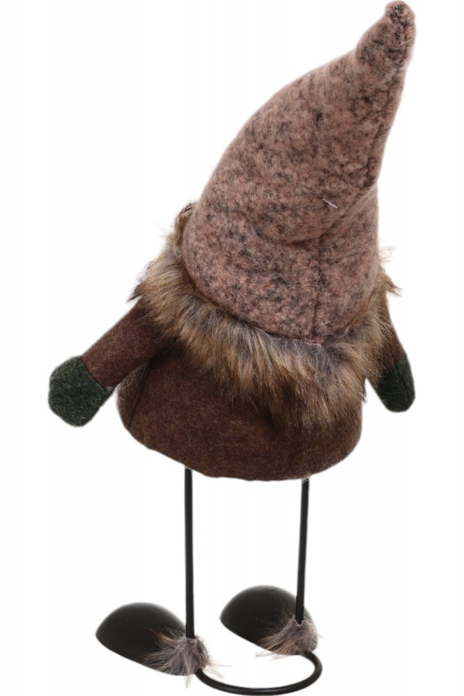 Декорация новогодняя Гном на металлической основе YH21005A 45 см