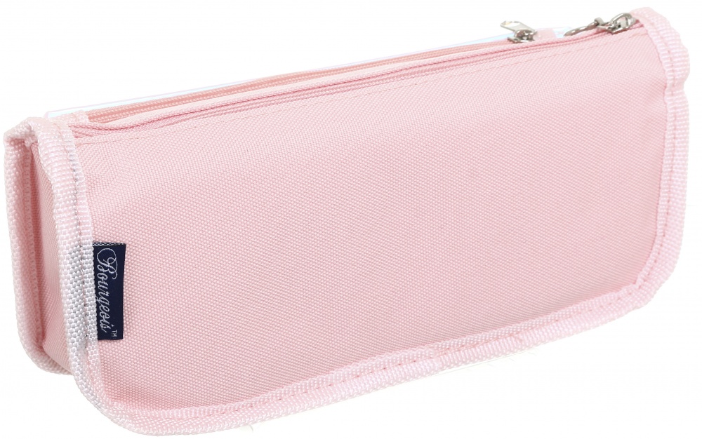 Пенал на блискавці YM 8063 21х5,5х9 см Bourgeois рожевий