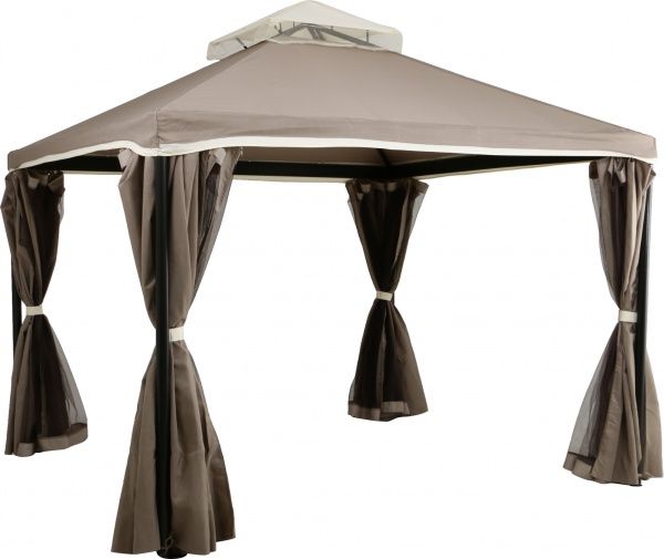 Павильон садовый Indigo 3х3м DU063 коричневый
