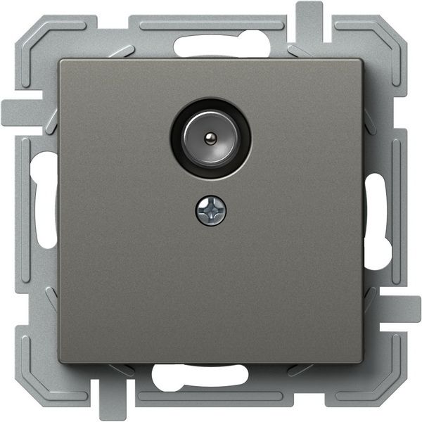 Розетка TV кінцева TEM Logiq TVR 0dB титан KQ10TIXO-U