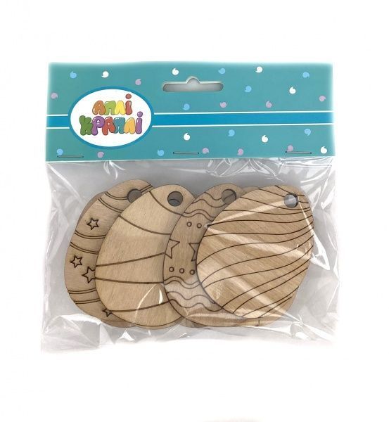 Набор из фанеры Писанки 9 шт. Аплі-Краплі 