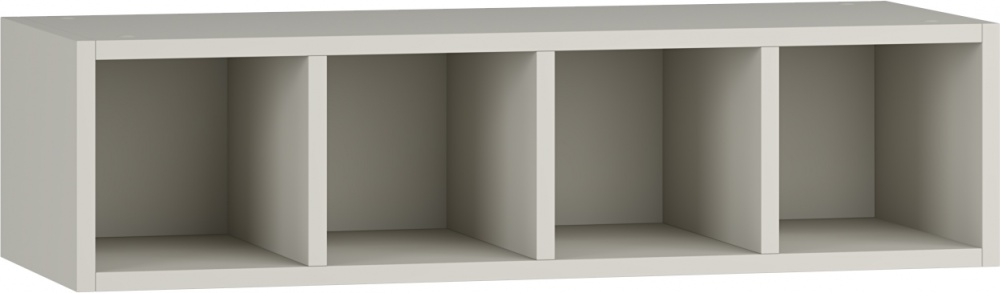 Шкаф верхний открытый Грейд Оптимум 800x206x297 мм фунго