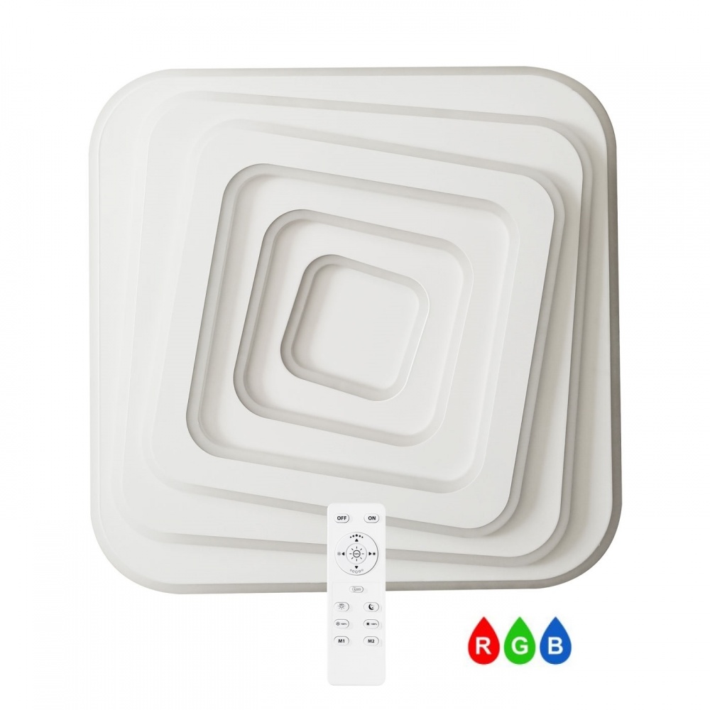 Світильник світлодіодний LIGHT SET LASKA 5353 4S RGB RC 2800-6000+RGB 144 Вт білий