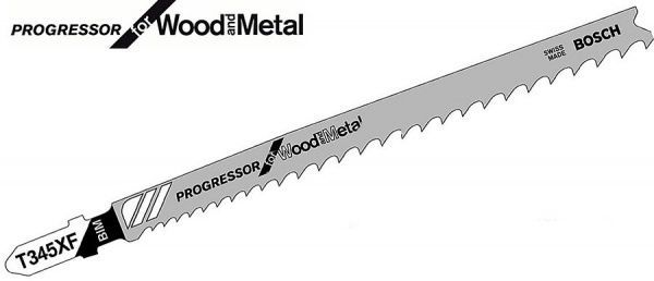 Пилка для електролобзика Bosch Т345XF 2 шт.