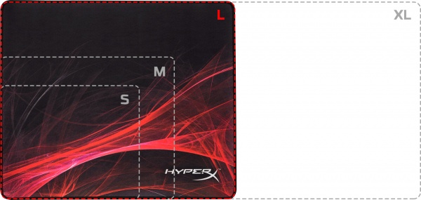 Килимок для миші Fury S Pro Speed Edition Large (HX-MPFS-S-L) 
