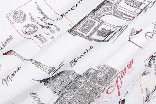 Ткань тюлевая под лен FAN PARIS-02/280 LPech ut 280 см 