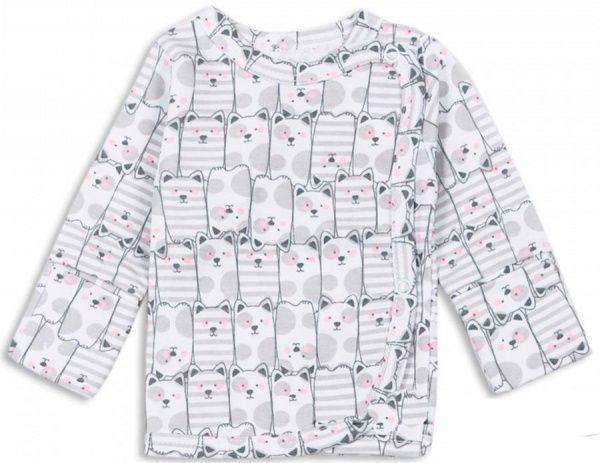 Льоля дитяча Фламінго Котики р.62 біло-сірий 087-222-19 
