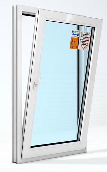 Окно поворотно-откидное REHAU ECOSOL-DESIGN 60 800x1000 мм правое