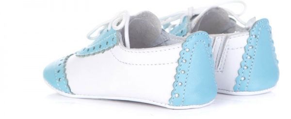 Пінетки дитячі MIRACLE р. 16,5 0-0-17-1 білий із блакитним 