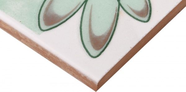 Плитка Лілія зелений фриз 02 5,6x20 