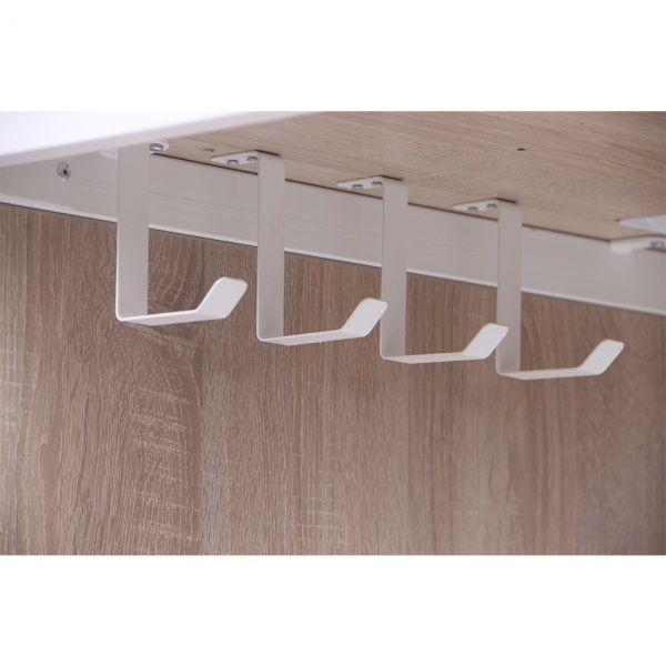 Стол письменный AMF Art Metal Furniture Осло с ящиком и кабель-каналом белый