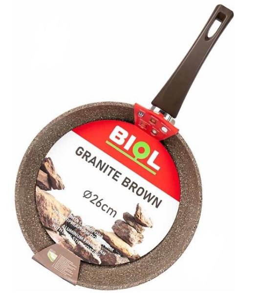 Сковорода Граніт Браун 24 см 2413ПД Biol