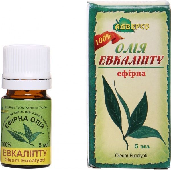 Эфирное масло Адверсо Евкаліптова 5 мл 