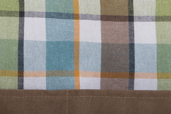 Фартук Scotland Green зеленая клетка с коричневым La Nuit