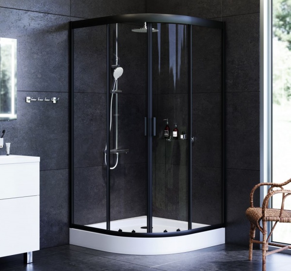 Душевое ограждение AM.PM Gem 1/4 Round 100x100 W90UG-401-100BT