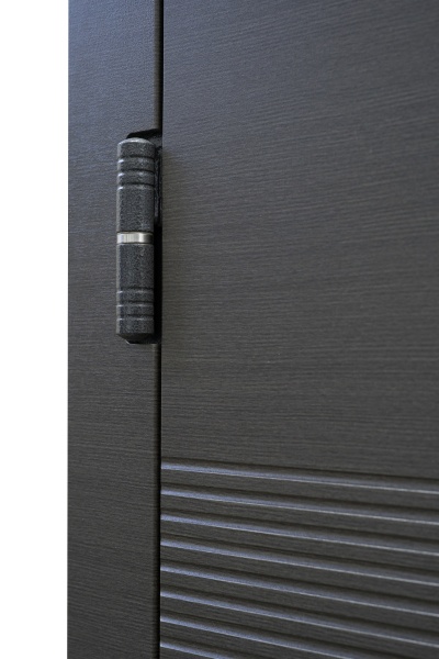 Дверь входная Министерство дверей Оптима венге серый горизонт 2050x960 мм правая