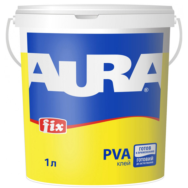 Клей ПВА AURA Fix 1л