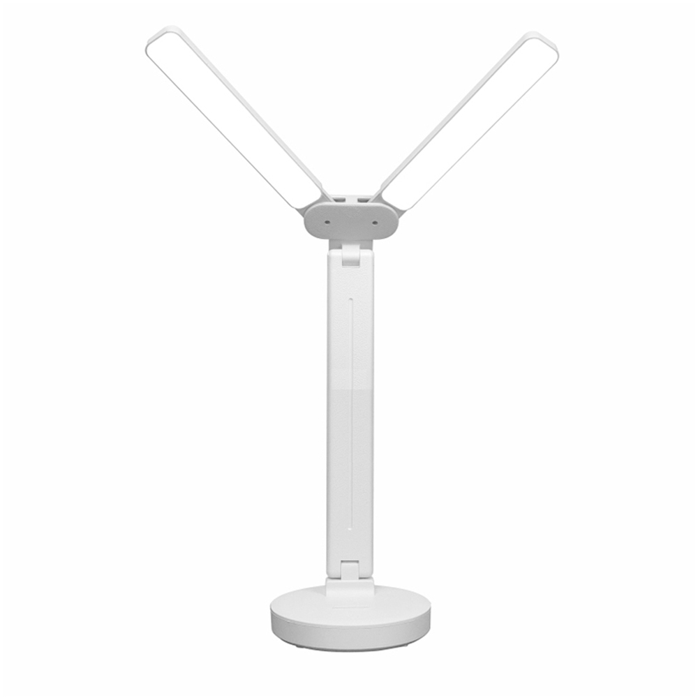 Настільна лампа акумуляторна Mealux 1200mAh DL-14 2x5 Вт білий 248761