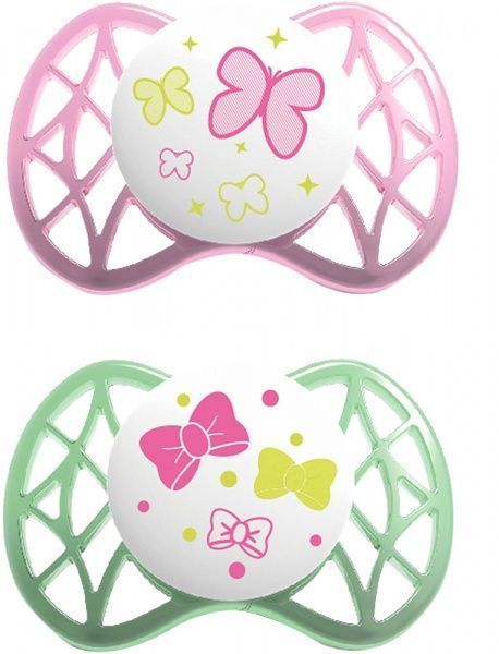Пустушка симетрична Nuvita Air 2 шт. NV7061Girl