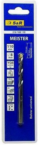 Свердло універсальне S&R Meister 70x110 мм S&R Meister 8 мм