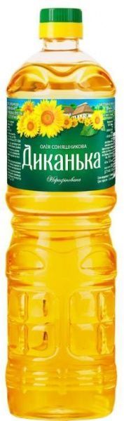 Масло подсолнечное Диканька нерафинированное Диканька 1 л 