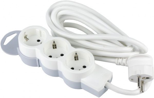 Удлинитель Legrand Standart с заземлением 3 гн. серый 3 м 695002 