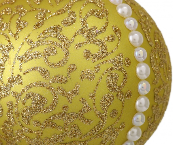 Шар новогодний Элит d 100 мм в ассортименте