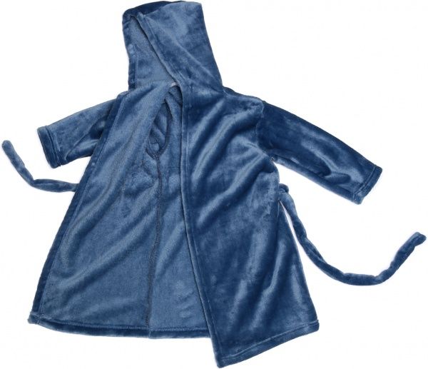 Халат дитячий унісекс Білтекс з вушками р.110 синій 
