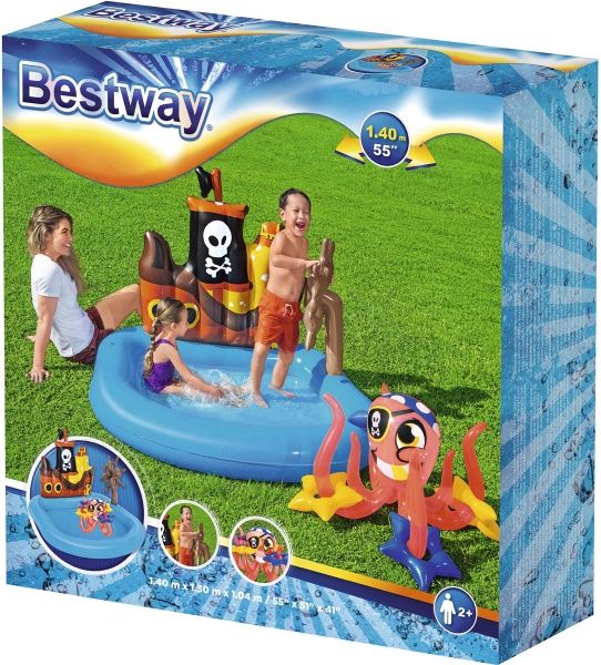 Бассейн надувной Bestway Кораблик 140х130х104 см