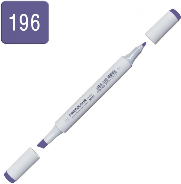 Маркер спиртовой FINECOLOUR Junior EF101-196 сине-фиолетовый 