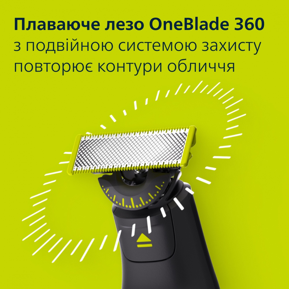 Электростанок с триммером Philips OneBlade Pro 360 QP6652/61 для лица и тела